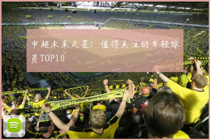 中超未来之星:值得关注的年轻球员TOP10